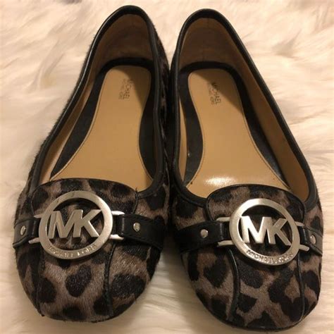 michael kors fulton leopard flats|Michael Kors moccasin flats sale.